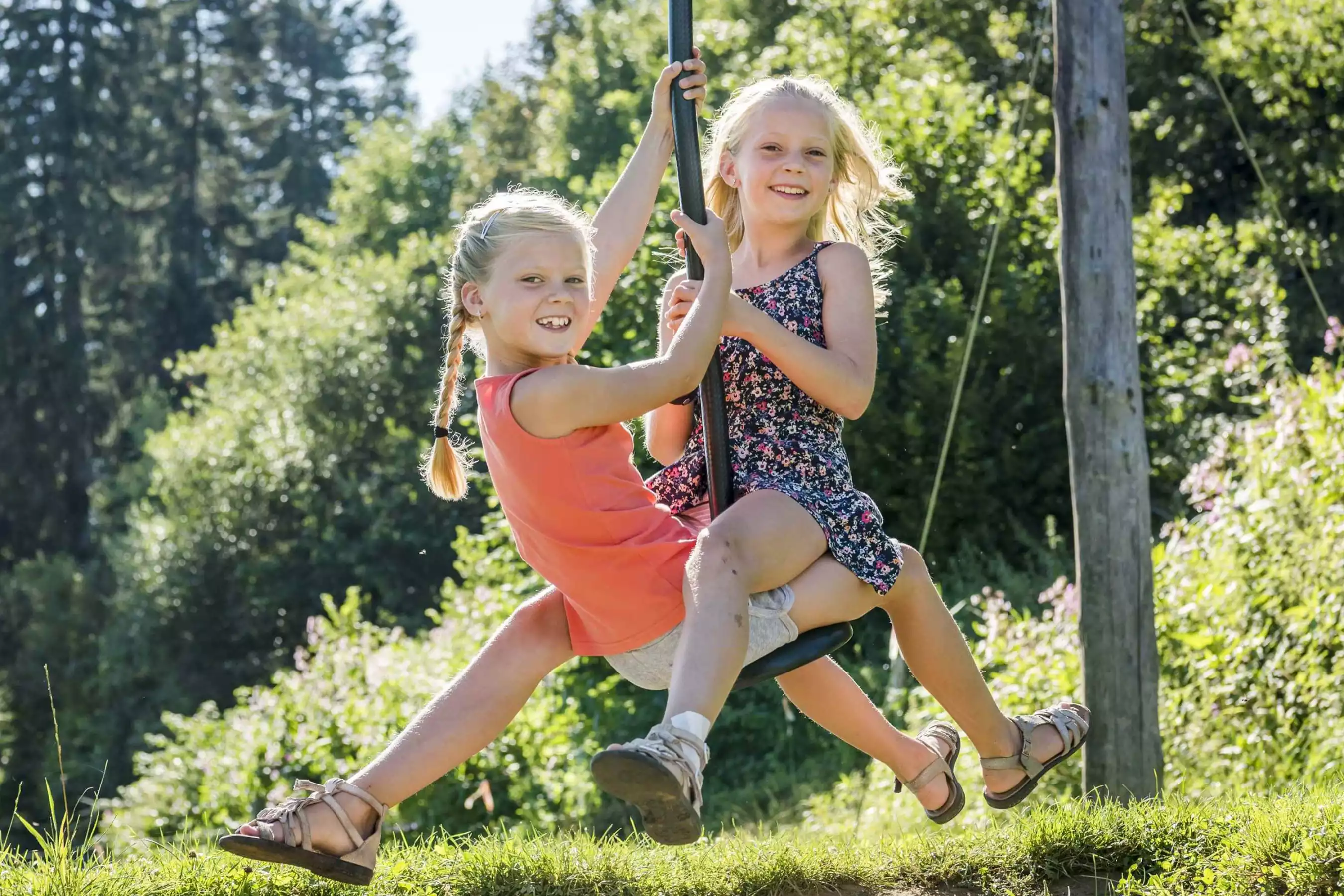 Kind sein mit viel Platz zum Spielen